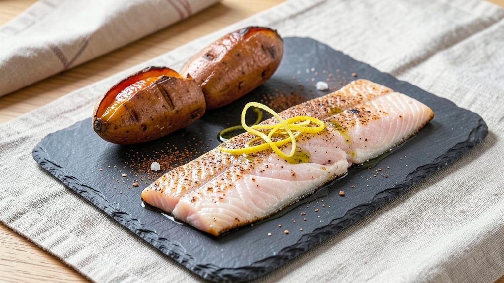 Trout and Sweet Potato Recipe: Pan-Seared Fish with Caramelized Roots