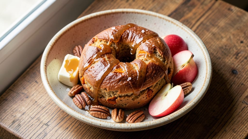 Sweet Potato Bagel Recipe: Crunchy Mustard-Seed Topping with Warm Spice Core