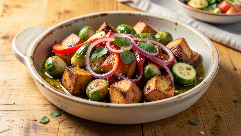 Sweet Potato And Vegetable Recipe: One-Pan Roasted Medley With Smoky Cumin Crunch