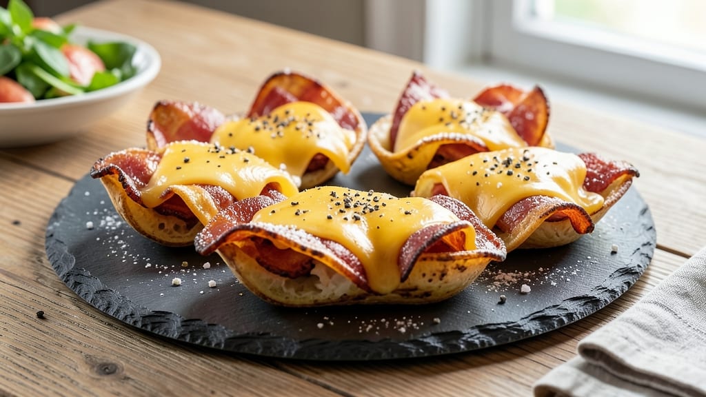 Bacon Potato Skins Recipe: Crispy Edges and Gooey Cheese Loaded Bites