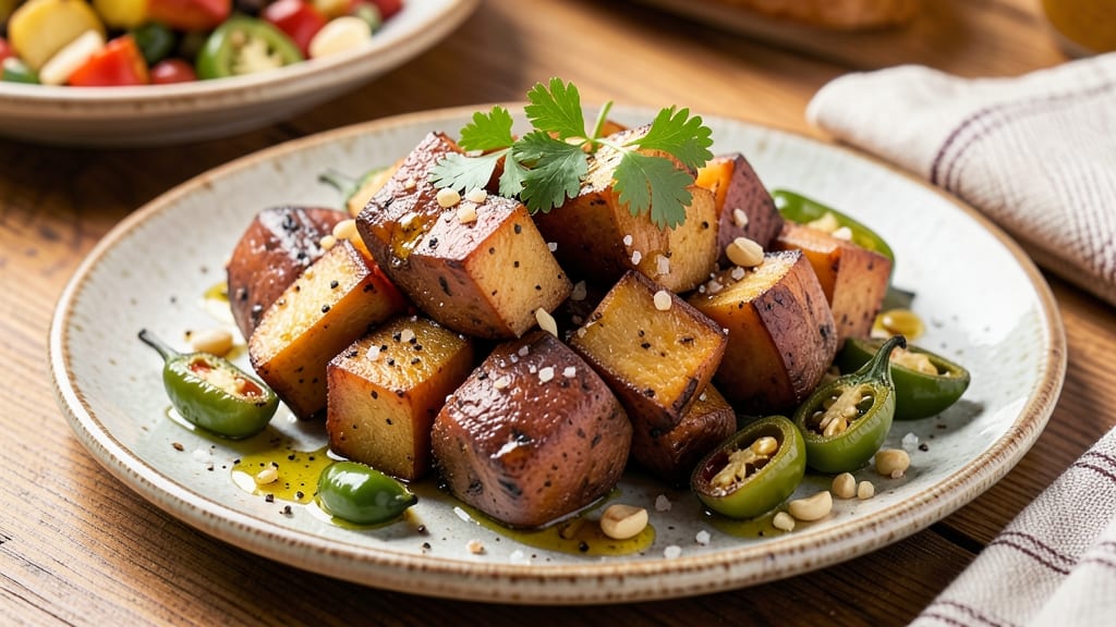 Sweet Potato and Jalapeño Recipe: Spicy-Sweet Roast With Charred Edges
