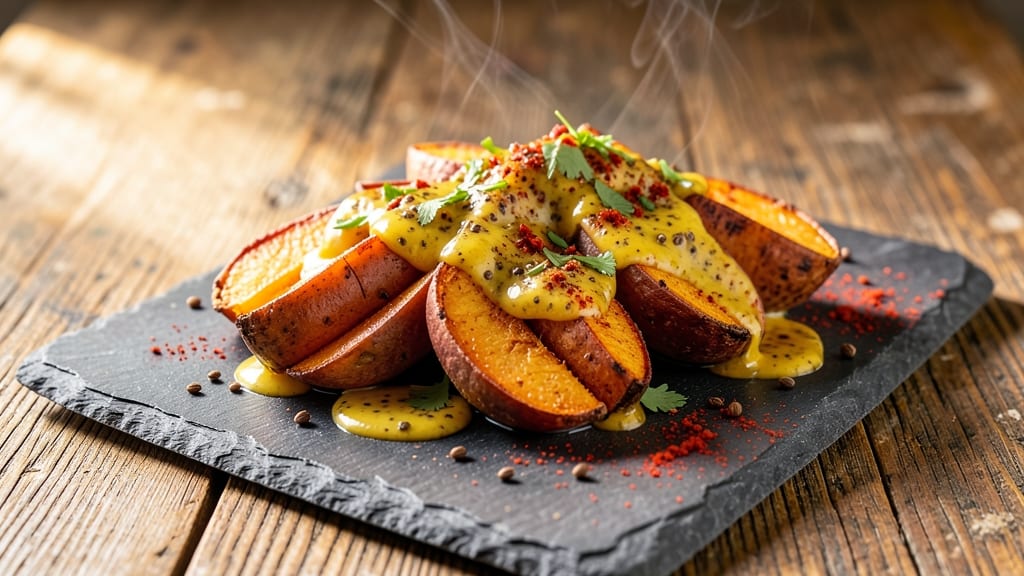 Sweet Potato Indian Recipe for Fast: One-Pan Spiced Roast with Charred Edges