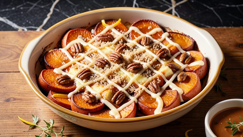 Stoney River Sweet Potato Casserole Recipe: Smoky Brown Sugar Crust Over Velvety Spiced Filling
