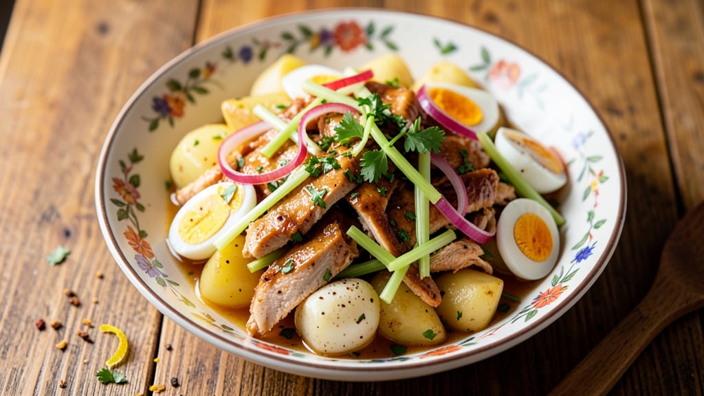 Chicken Potato Salad Recipe Panlasang Pinoy: Crispy Celery and Tangy Calamansi Twist