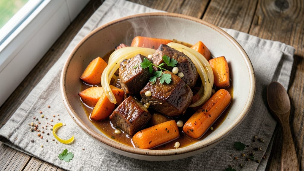 Stew Meat and Sweet Potato Recipe: One-Pot Heartiness With Caramelized Depth