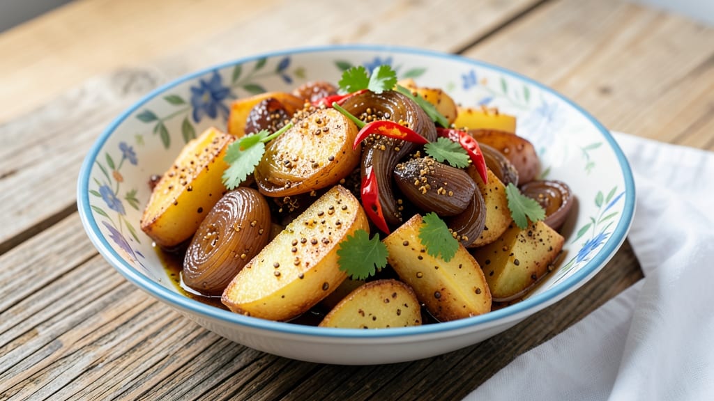 Bengali Potato Recipe: Mustard-Seed Crunch and Golden Turmeric Magic