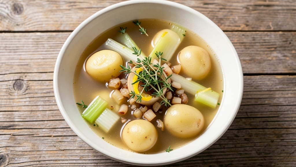 Basic Potato Soup Recipe Chicken Broth: Crispy Celery Top Secrets Revealed