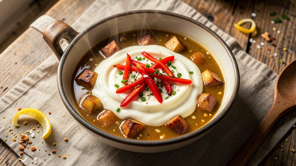 Baked Potato Soup Recipe with Chicken Broth: Velvety Creaminess From Roasted Roots