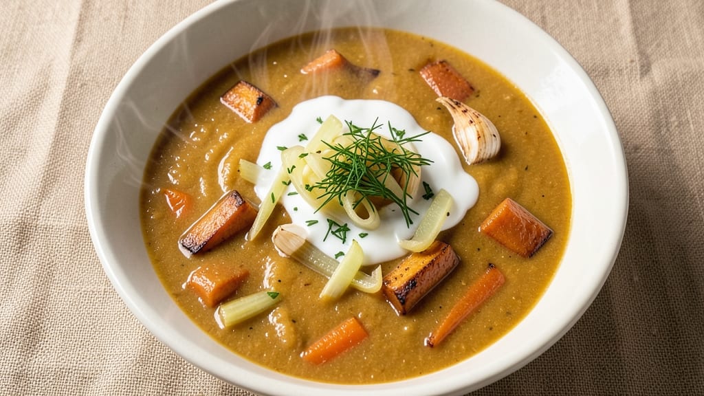 Sweet Potato Leek and Carrot Soup Recipe: Velvety Spiced Blend With Earthy Sweetness