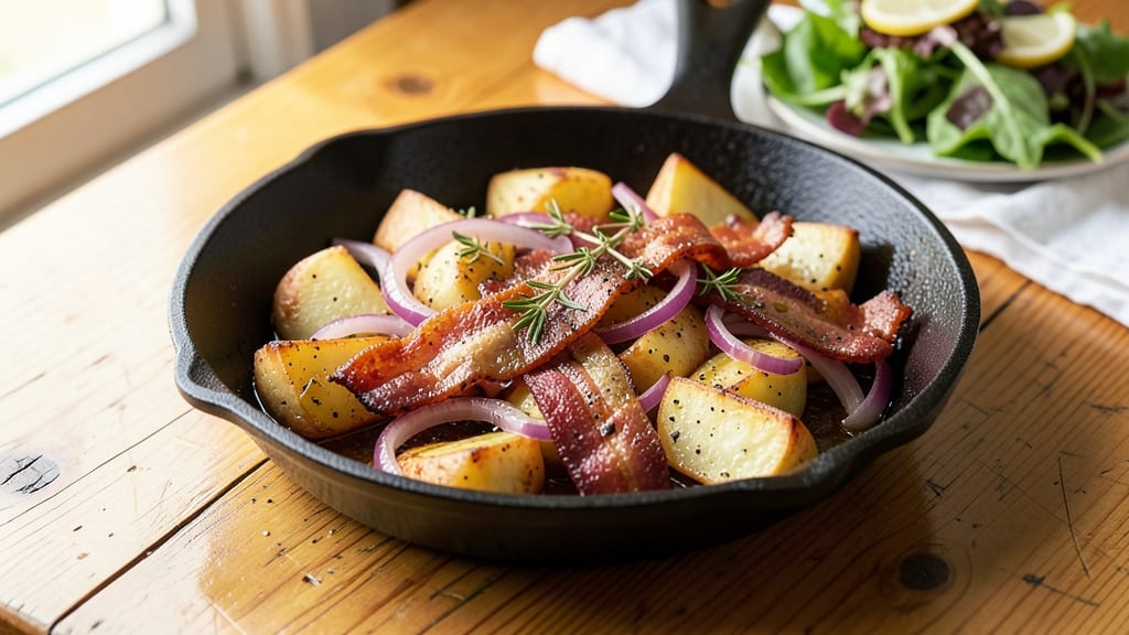 Bacon, Onion, and Potato Recipe: Smoky Crispy Hash in One Pan