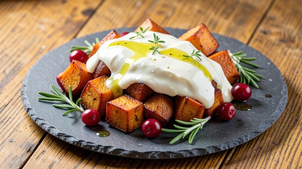 Sweet Potato Goat Cheese Cranberry Recipe: Herb-Infused Bites With Tangy-Sweet Balance