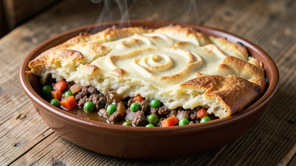 Beef and Potato Shepherd's Pie Recipe: Crispy Top, Hearty Filling in One Dish