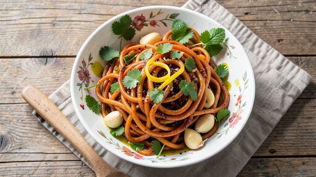 Sweet Potato Noodle Salad Recipe: Crisp-Tender Noodles With Citrusy Zing