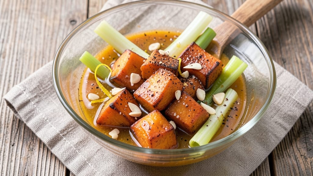 Sweet Potato Salad Dressing Recipe: Celery-Crusted Creaminess Without Mayo