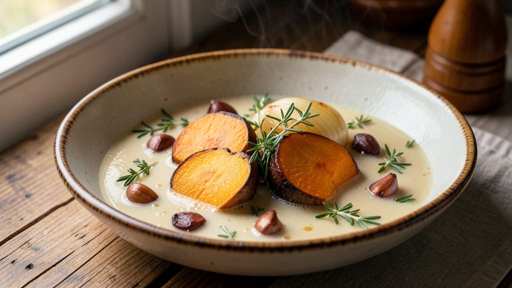 Sweet Potato Broth Recipe: Earthy Roasted Depth With Hidden Creaminess